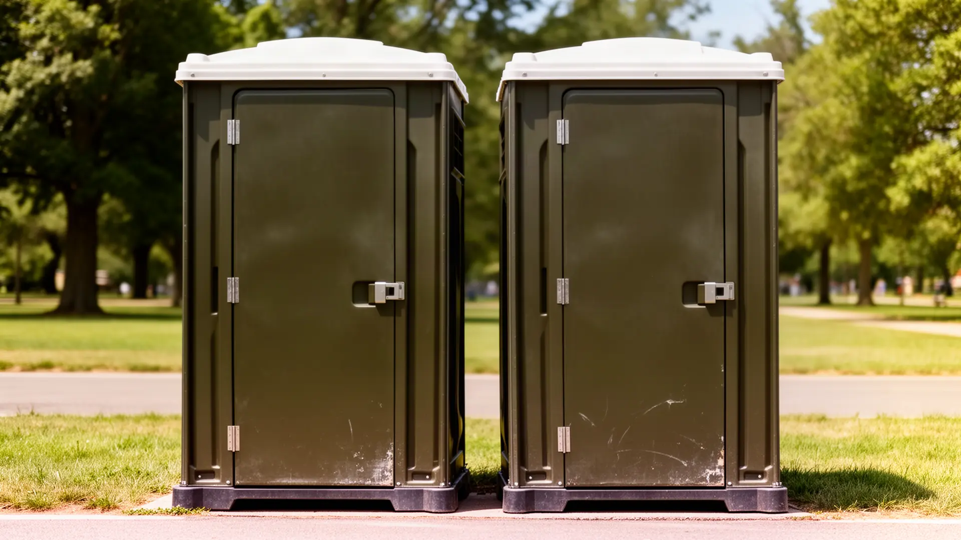 Clean porta potty unit from CD & Sons Porta Potty Rental in Washington, DC